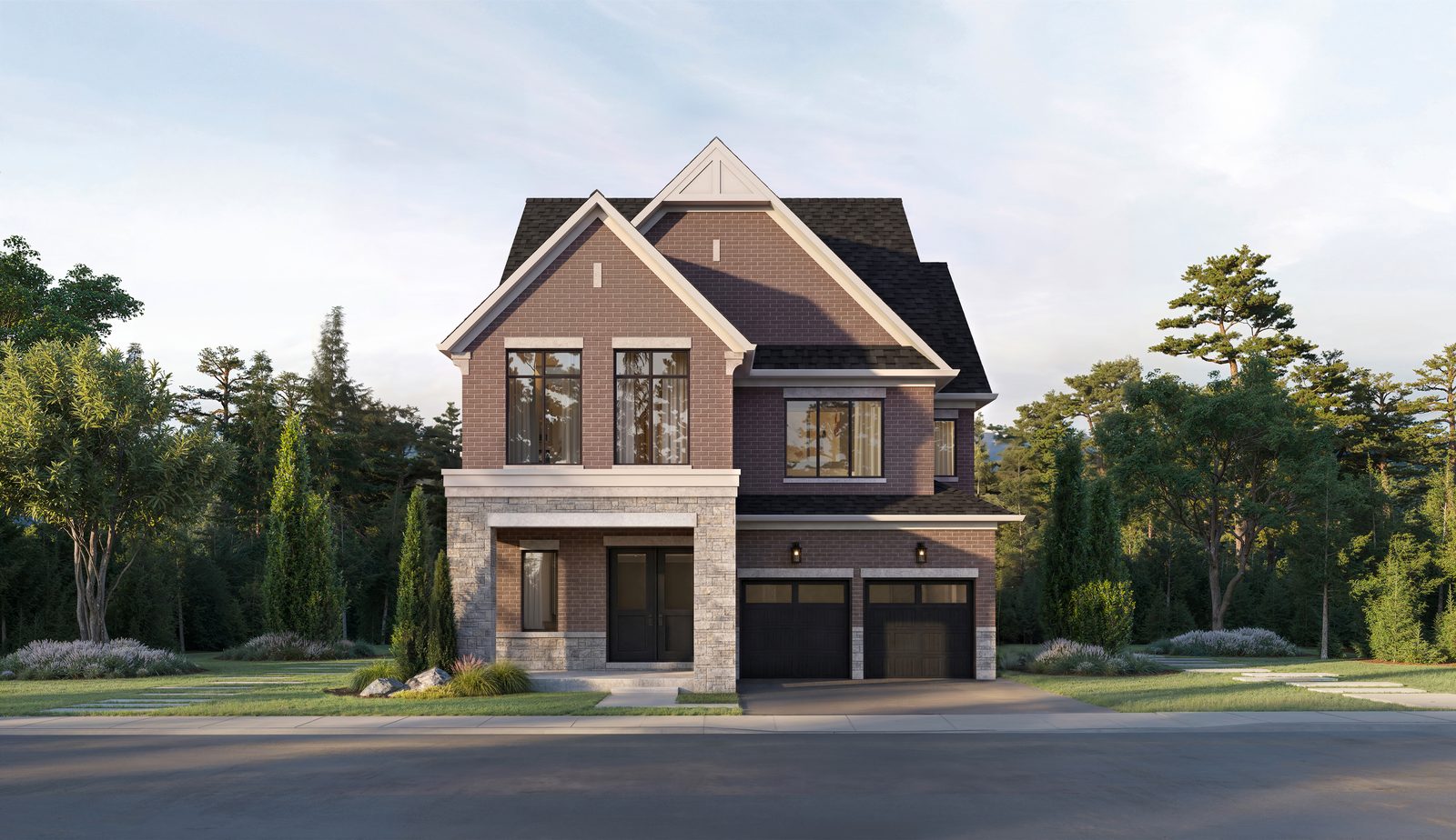 Five Oaks Oakville The Merlin Loft - Elevation A rendering