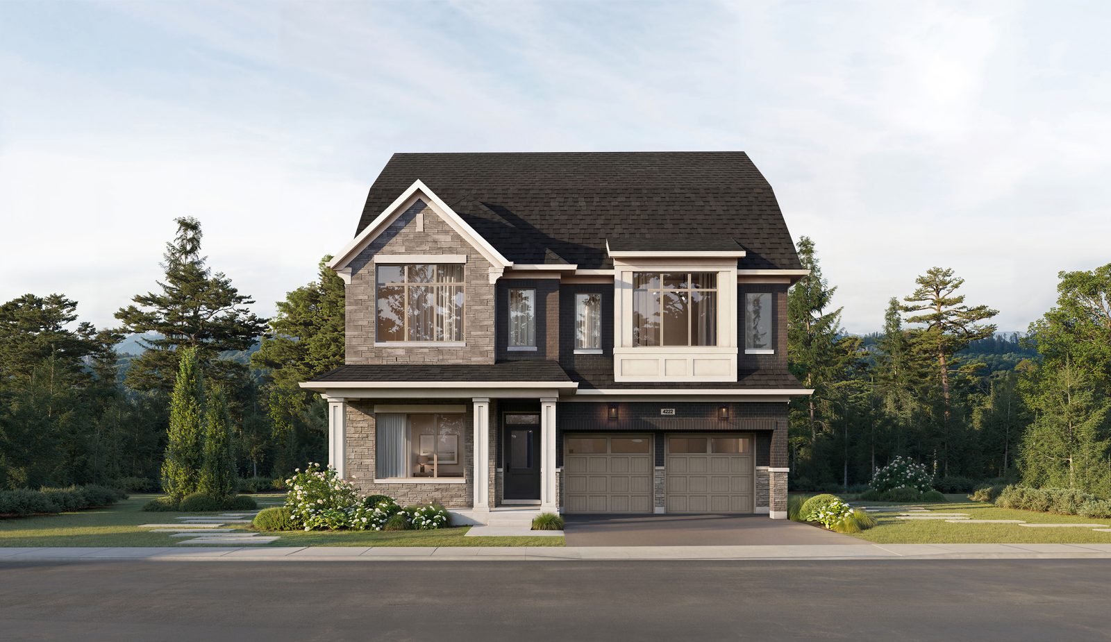 Five Oaks Oakville The Whitewing Loft - Elevation A rendering