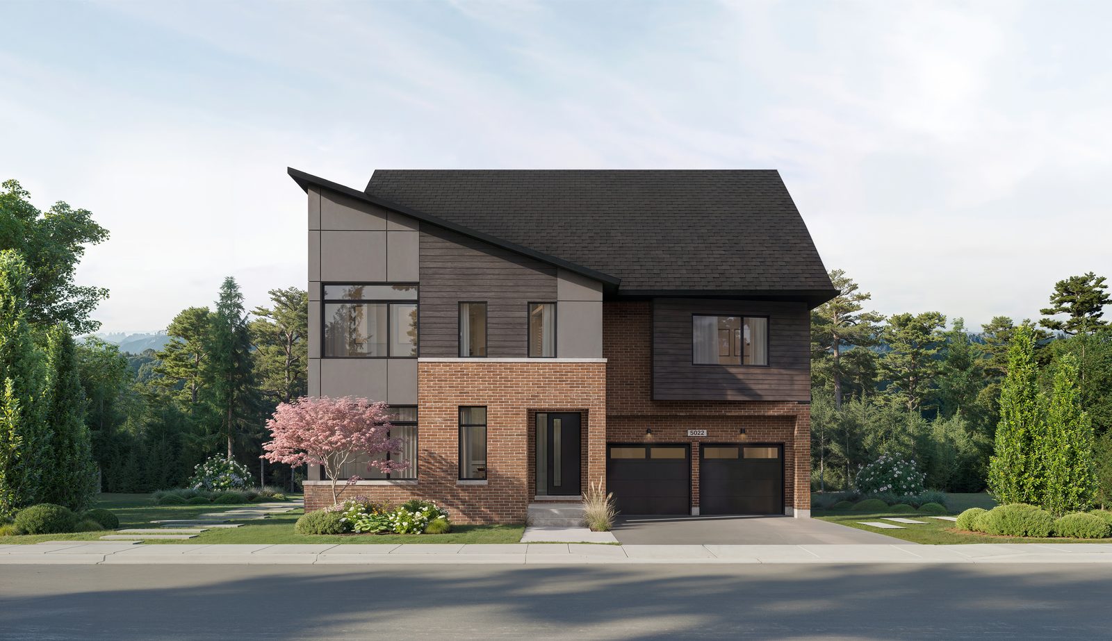 Five Oaks Oakville The Goldcrest Loft - Elevation B rendering
