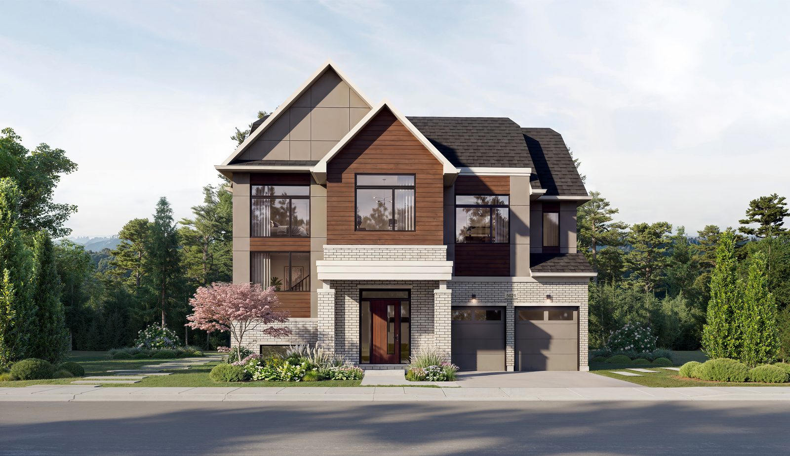Five Oaks Oakville The Sandhill - Elevation B rendering