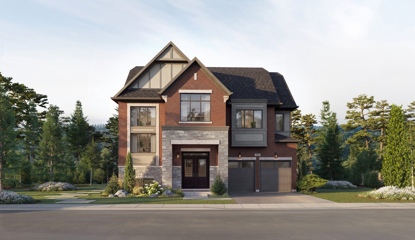 Five Oaks Oakville The Sandhill Loft - Elevation A rendering