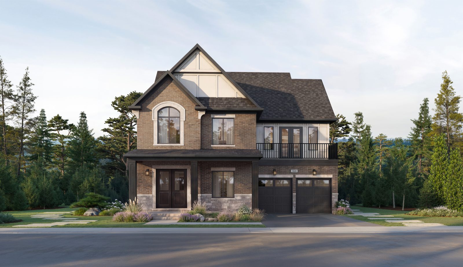 Five Oaks Oakville The Skylark - Elevation A rendering