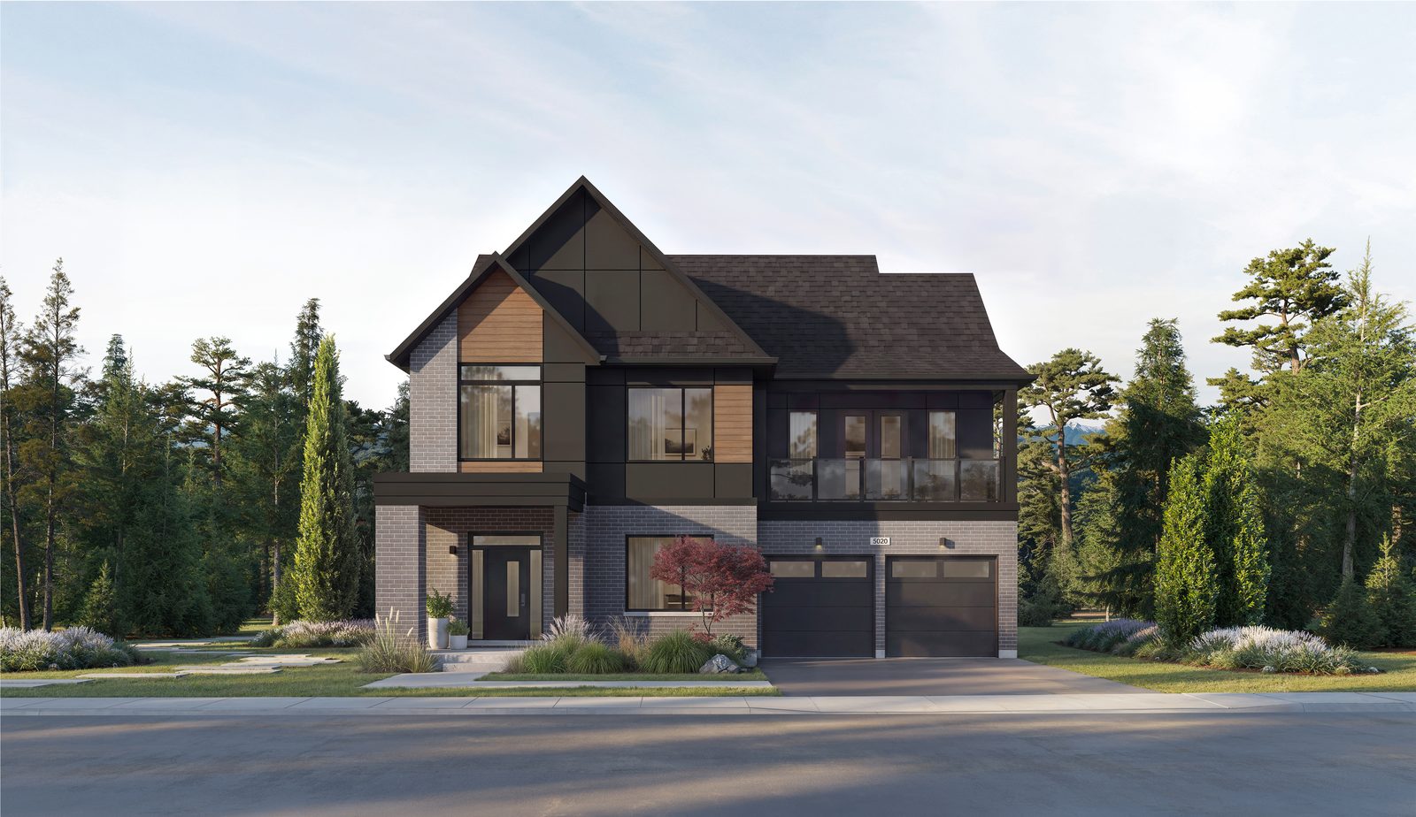 Five Oaks Oakville The Skylark - Elevation B rendering