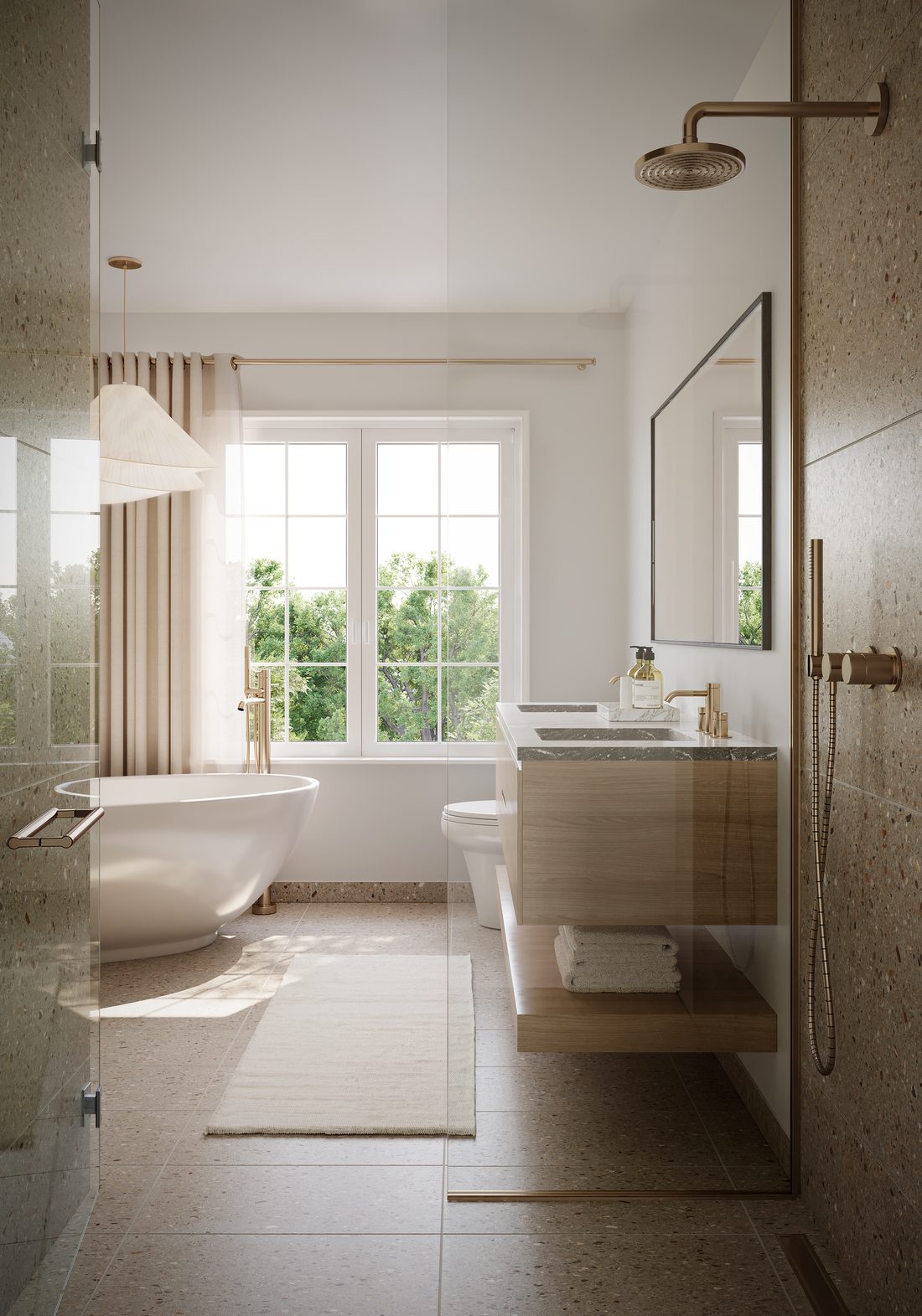 Ensuite bathroom in a Five Oaks freehold townhome